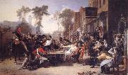 Sir David Wilkie Chelsea Pensioners Reading the Gazette of the Battle of Waterloo oil painting